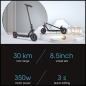 Preview: Mini Elektro Scooter E9DPlus 350W leicht handlich faltbar mit Fahrradzulassung