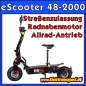 Preview: eScooter Modell EEC 48-2000 mit StVO Zulassung