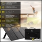 Preview: Craftfull Solartasche Sunbalance, faltbares Solarmodul, 60-300 Watt, Standfüße, Tragegriff, mit USB