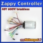 Preview: 48V 600W brushless Controller für 3-Rad eScooter Zappy