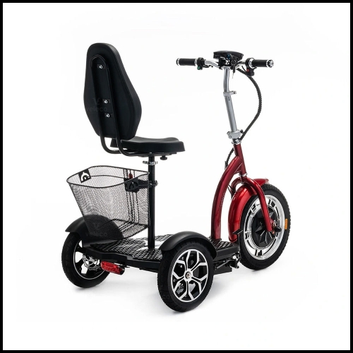 3-wheel e-scooter Zappy special model – bicycle approval, 25-30 km range, 750W motor