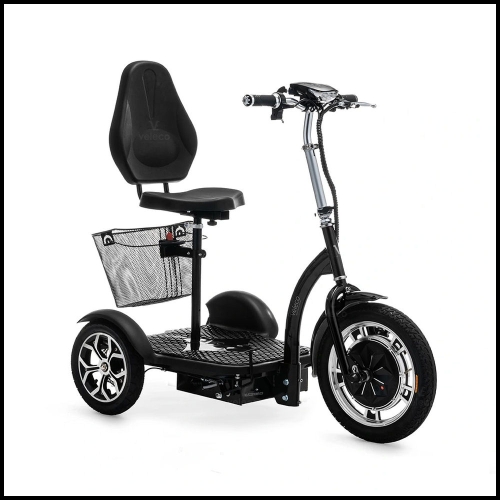 3-wheel e-scooter Zappy special model – bicycle approval, 25-30 km range, 750W motor