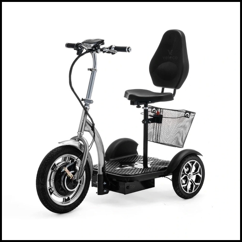 3-wheel e-scooter Zappy special model – bicycle approval, 25-30 km range, 750W motor