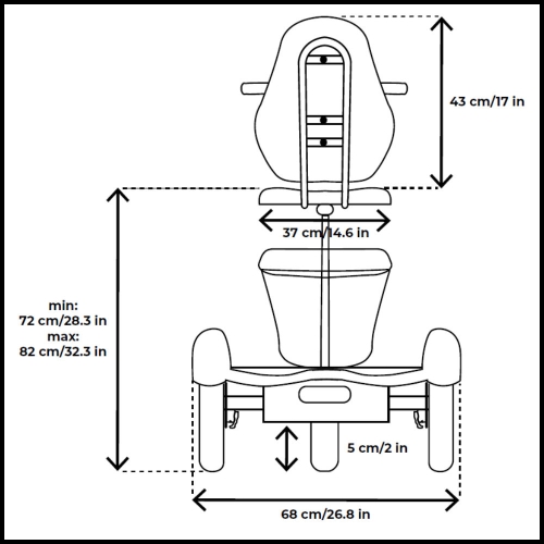 3-wheel e-scooter Zappy special model – bicycle approval, 25-30 km range, 750W motor