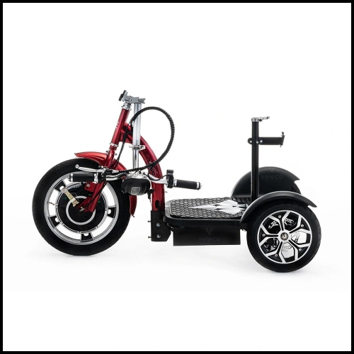 3-wheel e-scooter Zappy special model – bicycle approval, 25-30 km range, 750W motor