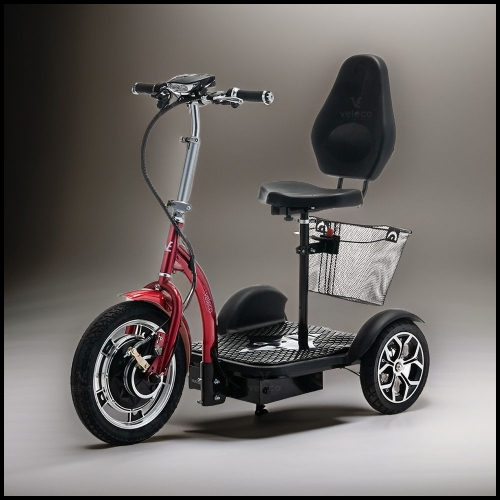 3-wheel e-scooter Zappy special model – bicycle approval, 25-30 km range, 750W motor